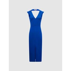 Reiss Royal Blue Sleeveless Midi Dress